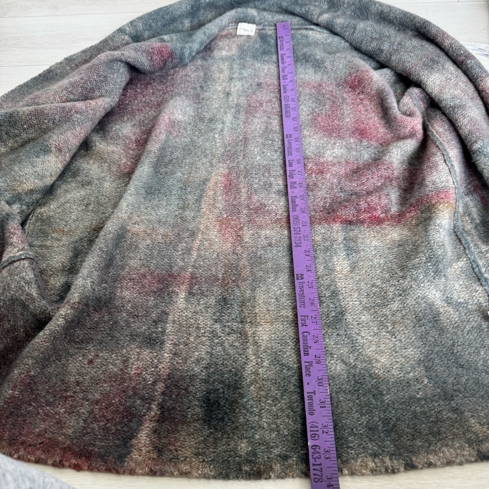 Fissore Cashmere Open Sweater Long Cardigan Women’s Medium Made in Italy - Picture 6 of 6